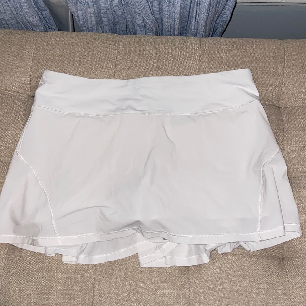 White Lululemon tennis skirt